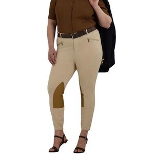 NEW Ralph Lauren Ponte Jodhpurs Pants 2X Equestrian Inspired Skinny Fit Fall 24